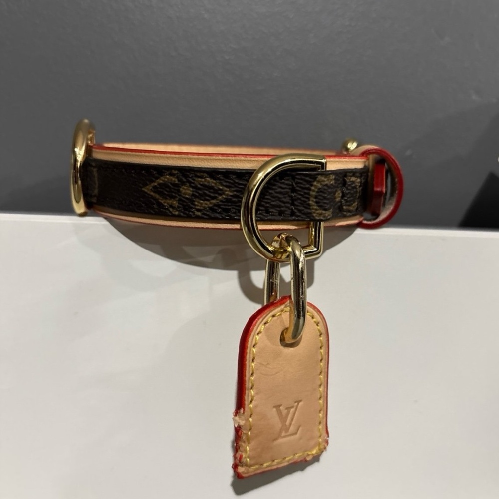 louis vuitton dog collar